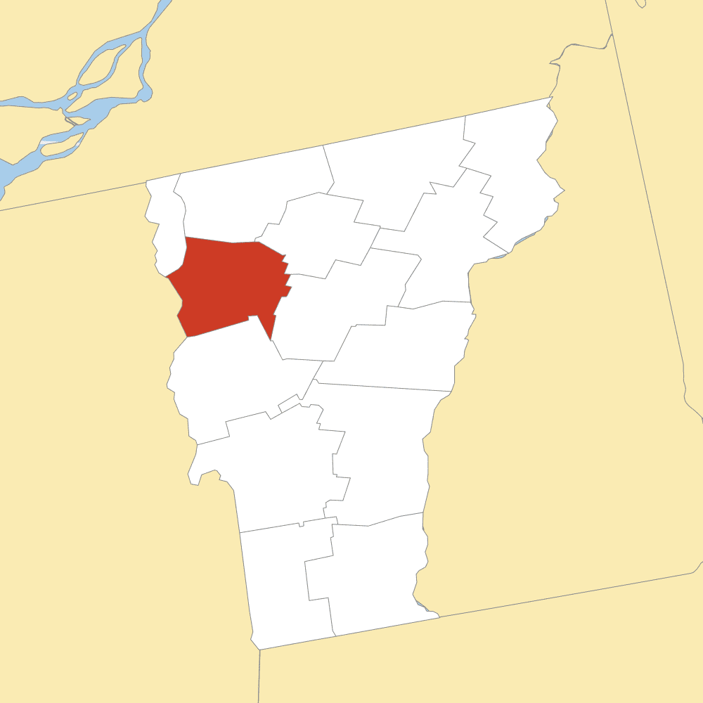 chittenden county map
