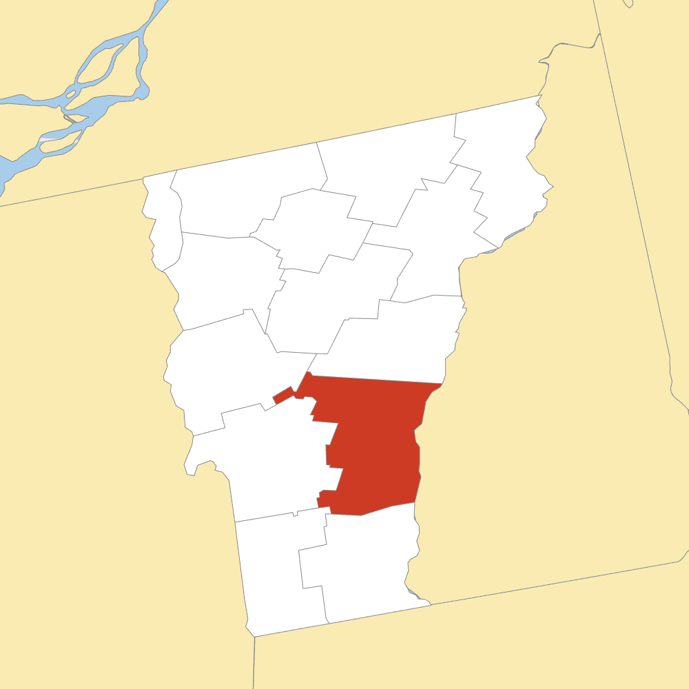windsor county map